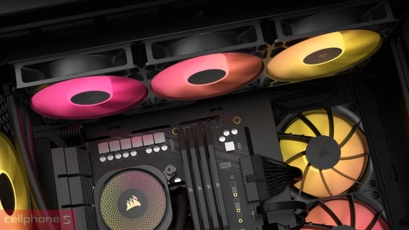 Tản nhiệt nước Corsair NAUTILUS 240 ARGB với RGB tùy chỉnh đẹp mắt