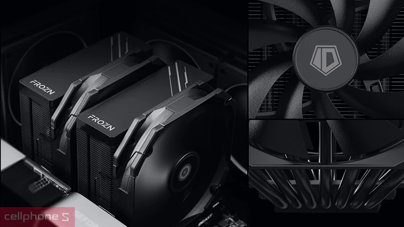 Hiệu suất tản nhiệt khí ID-Cooling FROZN A720