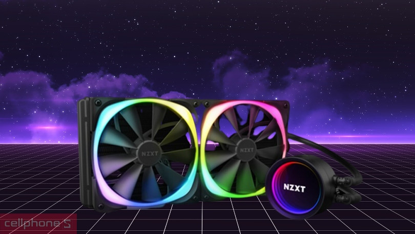 Tản nhiệt nước AIO NZXT X63 280mm - Hiệu suất làm mát vượt trội cùng dải đèn LED bắt mắt