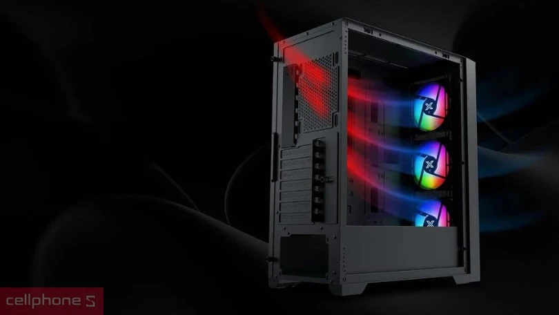 Case máy tính Xigmatek Gaming X II 3F - Sự kết hợp hoàn hảo giữa thẩm mỹ và hiệu suất