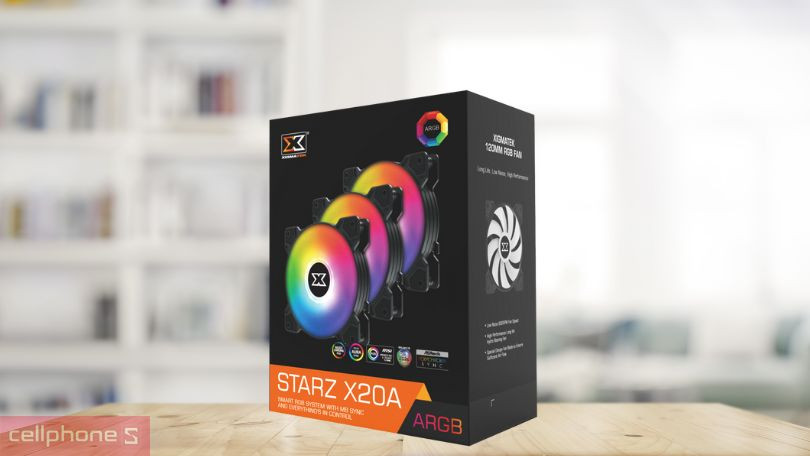 Tản nhiệt bộ 3 Fan Xigmatek Starz A-RGB - Tận hưởng hệ thống làm mát đỉnh cao