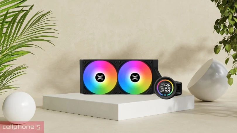 Tản nhiệt nước Xigmatek IK 240 Digital - Kích thước vừa phải và chất liệu bền bỉ