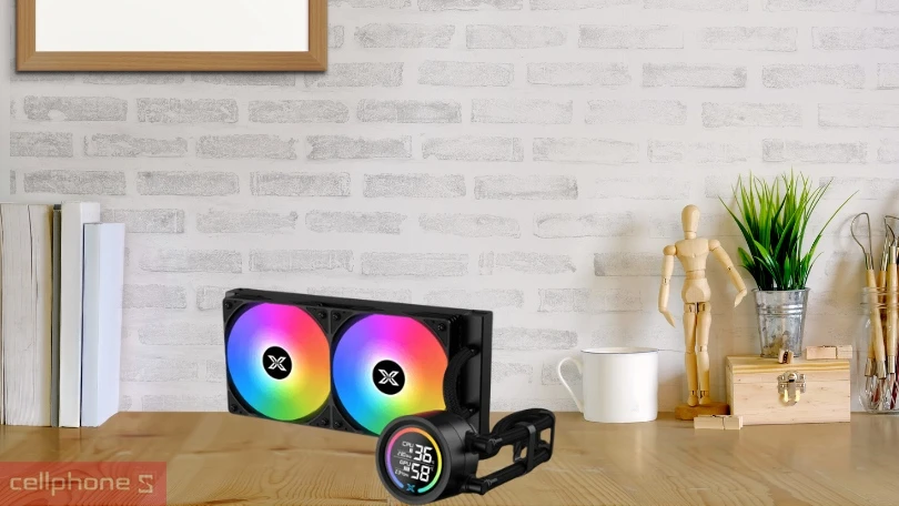 Tản nhiệt nước Xigmatek IK 240 Digital - Kích thước vừa phải và chất liệu bền bỉ