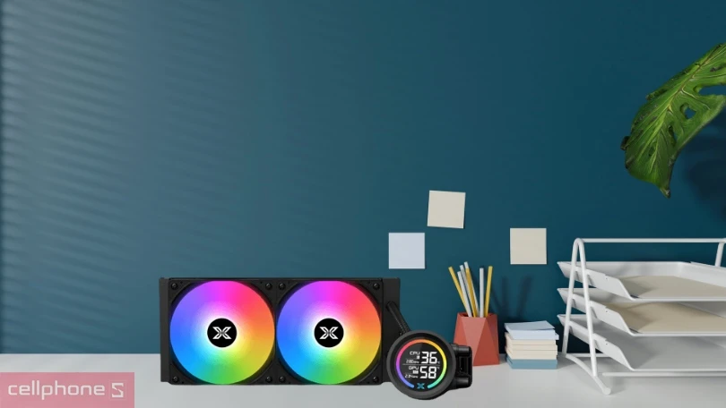 Tản nhiệt nước Xigmatek IK 240 Digital - Kích thước vừa phải và chất liệu bền bỉ