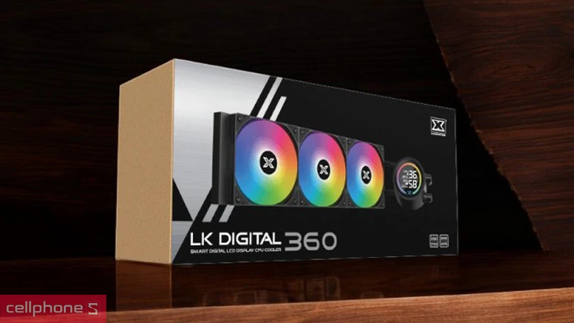 Tản nhiệt nước Xigmatek LK 360 Digital – Hiệu năng cao, làm mát cực đỉnh