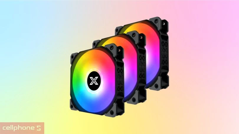 Quạt LED Xigmatek Starz X22A (Black ARGB X3)