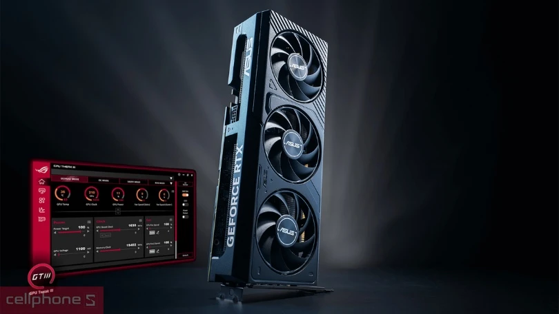 Khả năng tuỳ chỉnh thông số của VGA Asus Prime GeForce RTX 4070 Super 12GB PRIME-RTX4070S