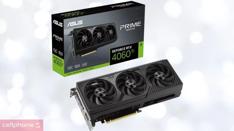 VGA Asus Prime GeForce RTX 4060 Ti OC 8GB Prime-RTX4060TI - Hiệu năng đồ hoạ đột phá