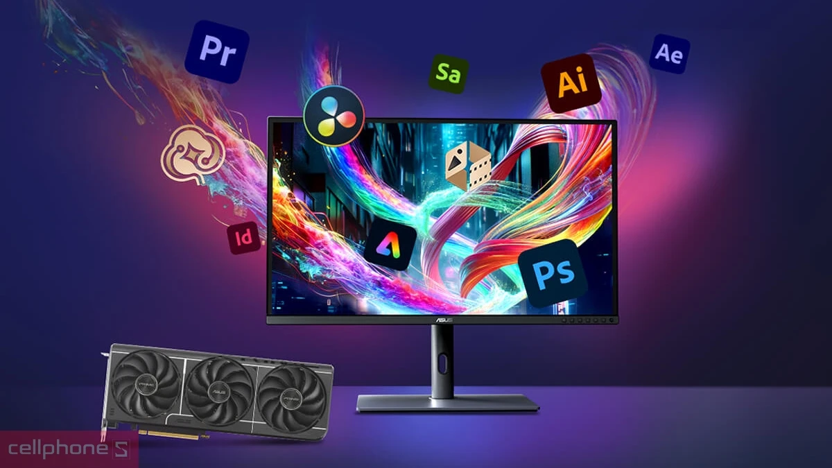Xử lý tốt, bộ nhớ chuẩn GDDR7 