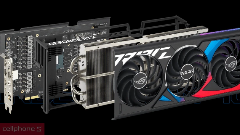 Đánh giá  VGA Asus Rog Strix RTX 4070 OC 12G Gaming GDDR6X