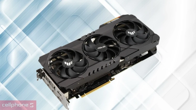 Thiết kế VGA Asus TUF Gaming Geforce RTX 3080 12GB