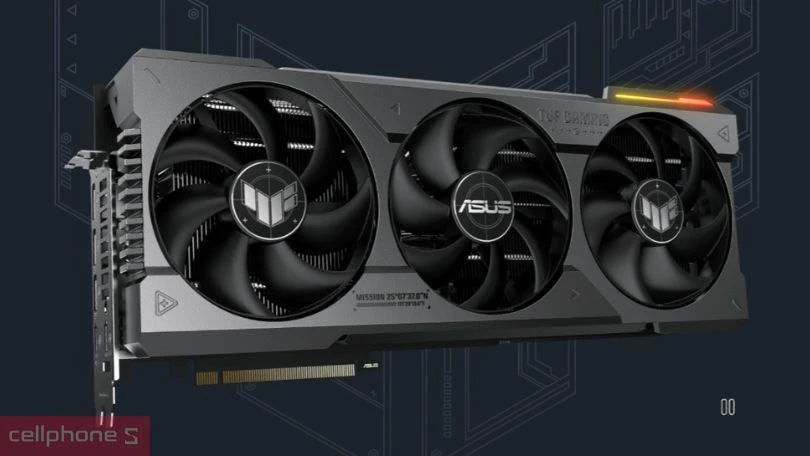 Khả năng tản nhiệt của VGA Asus TUF Gaming Geforce RTX 4080 Super 16GB GDDR6X OC