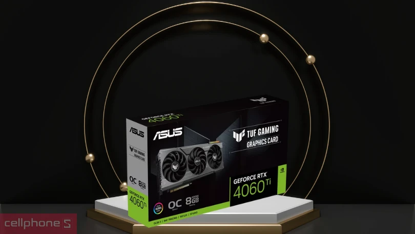 VGA ASUS TUF RTX 4060Ti OC 8GB Gaming GDDR6