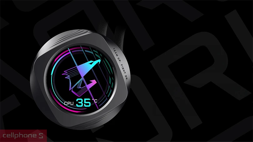 Tính năng thông minh trên tản nhiệt nước Gigabyte Aorus Waterforce X II 360