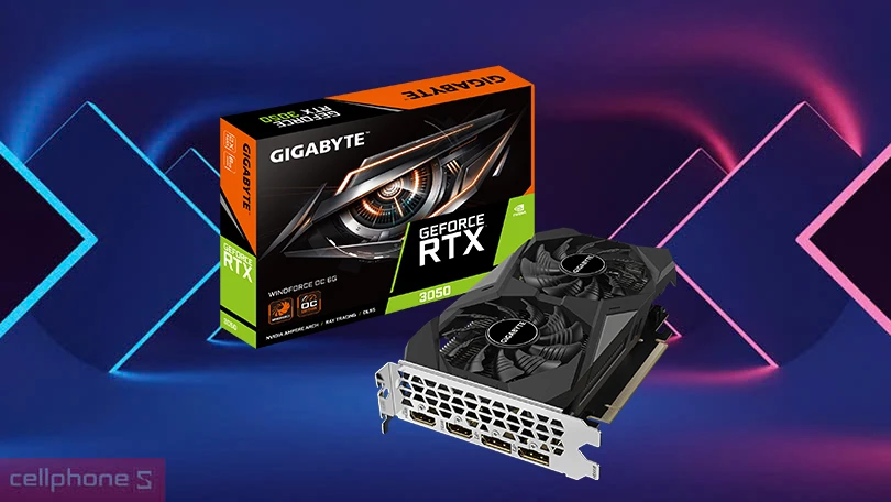 VGA Gigabyte Geforce RTX 3050 Windforce OC 6GB N3050WF2OC - Hiệu suất vượt trội