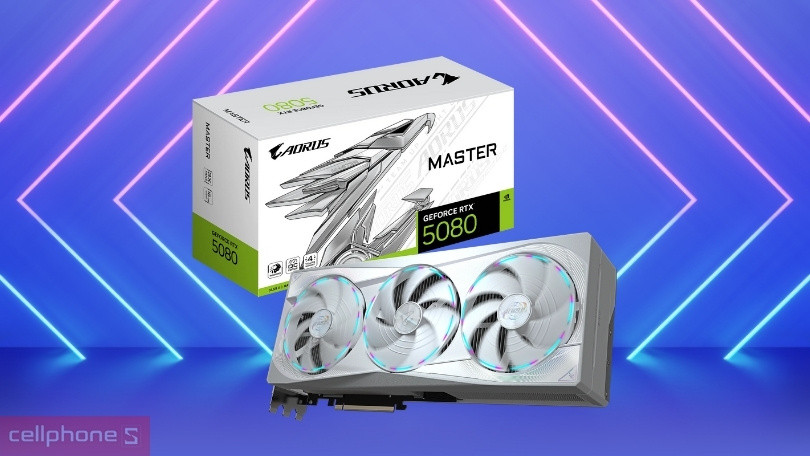 Công nghệ tản nhiệt của VGA Gigabyte GeForce RTX 5080 Aorus M ICE-16GB