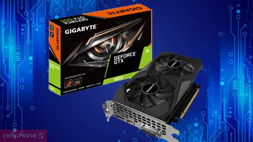 VGA Gigabyte GeForceGTX 1650 D6 WindForce OC 4G - Hiệu suất tản nhiệt ấn tượng