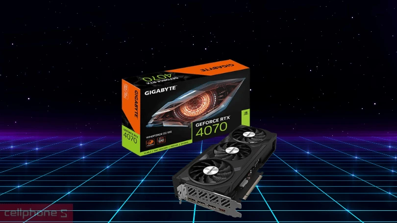 VGA Gigabyte RTX4070 Windforce OC 12G 3 Fan N4070WF3OC-12GD - Hiệu suất xử lý đồ họa vượt trội