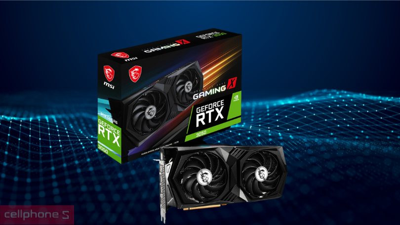 Đánh giá thiết kế VGA MSI GeForce RTX 3050 Gaming X 8G