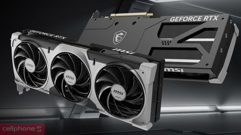 Thiết kế của VGA MSI Geforce RTX 5080 16GB Ventus 3X OC