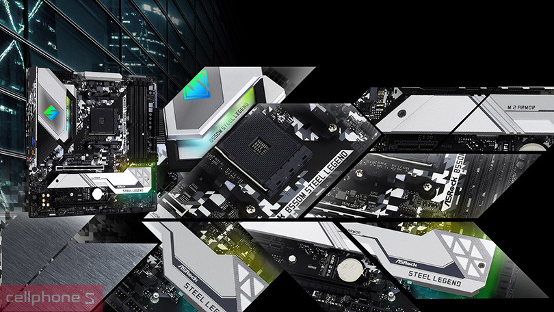 Mainboard ASRock B550M Steel Legend DDR4 