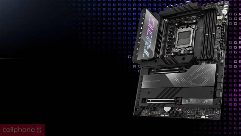 Thiết kế Mainboard Asus ROG Crosshair X670E Hero
