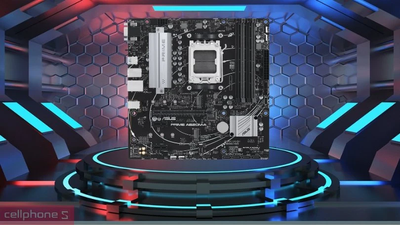 Tản nhiệt trên Mainboard ASUS Prime A620M-A