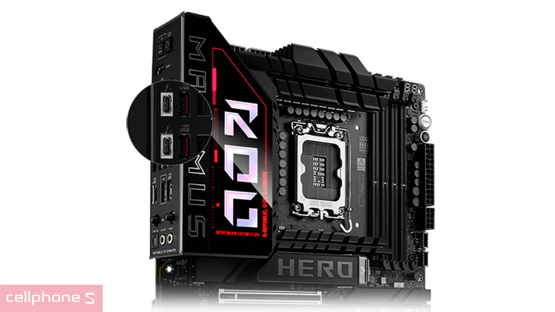 Khả năng tản nhiệt trên Mainboard Asus Rog Maximus Z890 Hero
