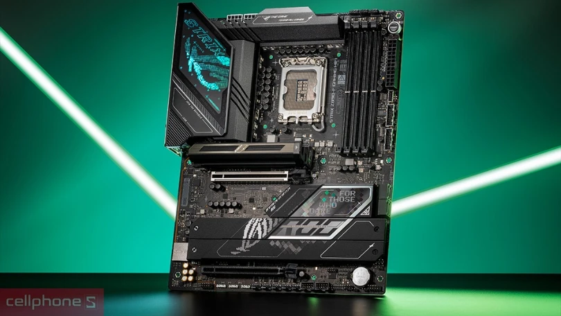 Mainboard Asus Rog Strix Z890-F Gaming Wifi - Quạt làm mát nhanh chóng và hiệu suất ổn định 