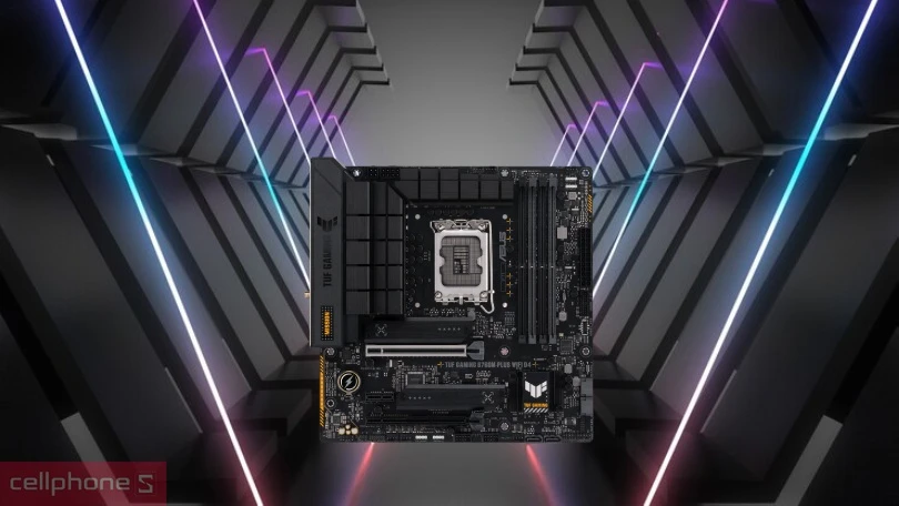 Khả năng hỗ trợ RAM và cổng kết nối ngoại vi của mainboard Asus TUF Gaming B760M-BTF WiFi D4
