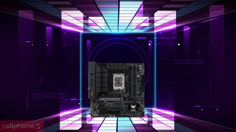 Thiết kế mainboard Asus TUF Gaming B760M-BTF WiFi D4