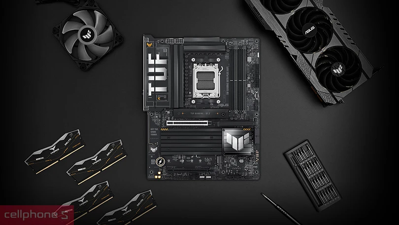 Khả năng hỗ trợ CPU, RAM của mainboard Asus TUF Gaming X870 Plus Wifi