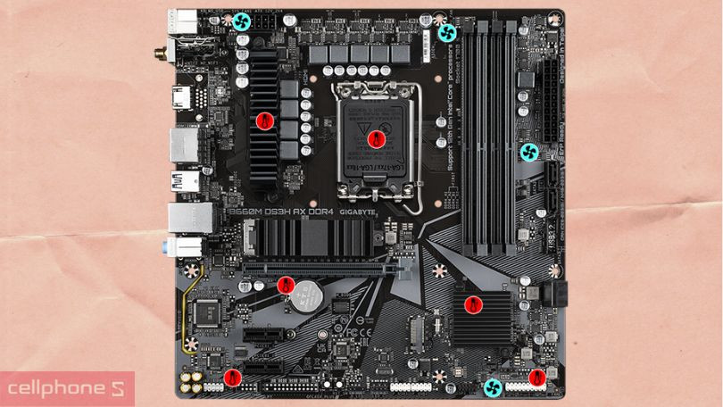 Đánh giá Mainboard Gigabyte B660M DS3H AX DDR4