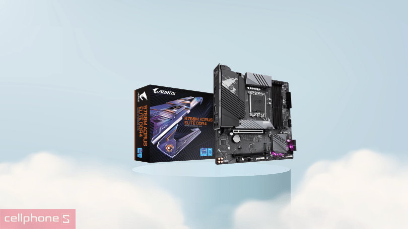 Mainboard Gigabyte B760M A ELITE DDR4 - Hiệu suất cao, tản nhiệt hiệu quả