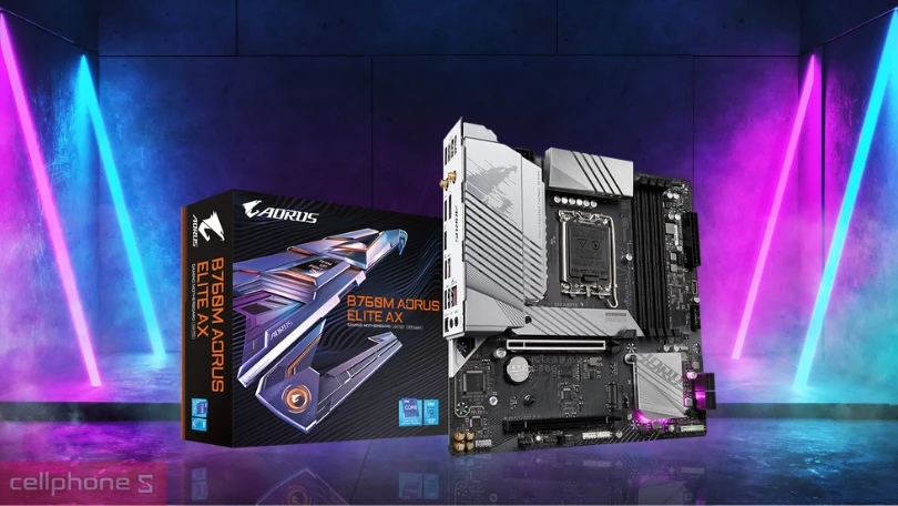 Mainboard Gigabyte B760M Aorus Elite AX DDR5: hiệu suất cao, siêu bền bỉ