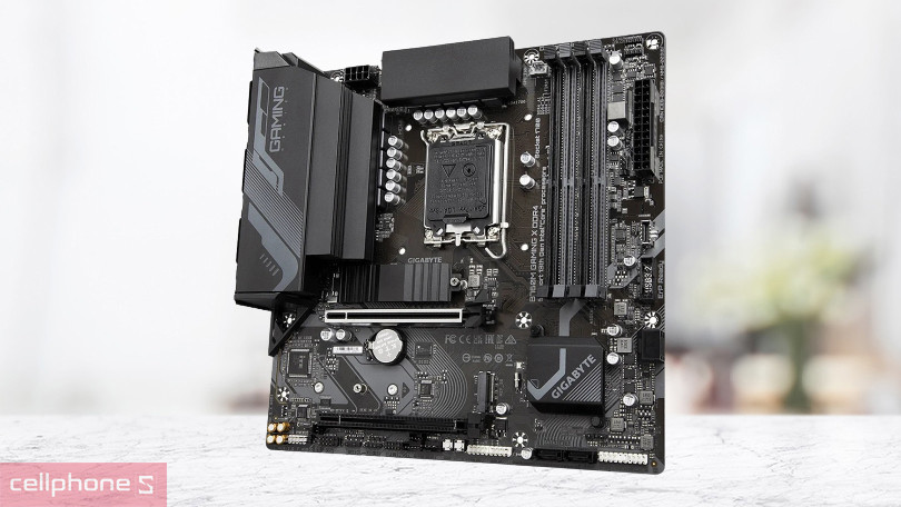 Mainboard Gigabyte B760M Gaming X DDR4 - Tản nhiệt vượt trội, kết nối tiện lợi