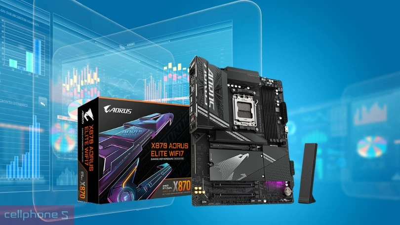Mainboard Gigabyte X870 A Elite WIFI7 - Thiết kế EZ-Latch Plus tiện lợi