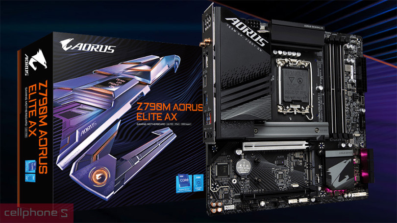 Mainboard Gigabyte Z790M Aorus Elite Ax – Tốc độ xử lý dữ liệu nhanh chóng