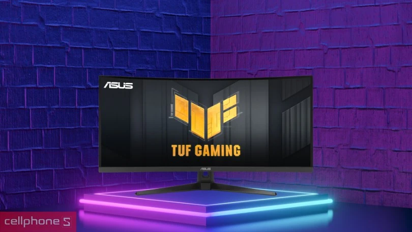 Thiết kế màn hình cong Gaming Asus TUF VG34VQ3B 34 inch