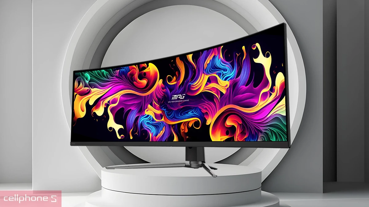 Thiết kế cong đậm chất gaming
