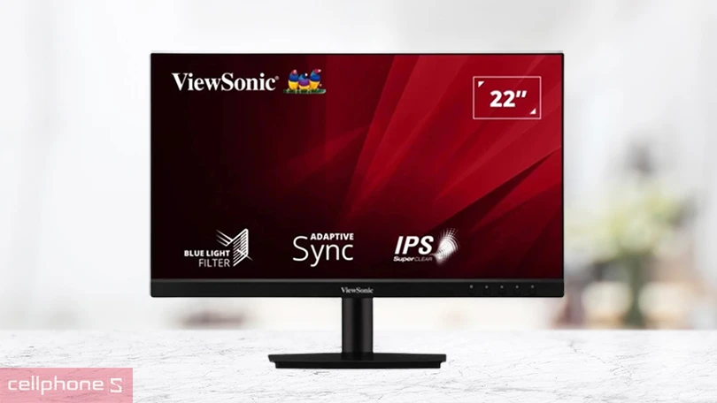 Thiết kế màn hình ViewSonic VA2209-H 100Hz 22 inch