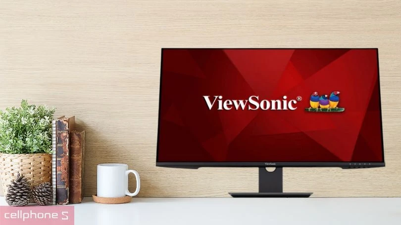 màn hình Viewsonic VX2780-2K-SHDJ 27 inch với thiết kế mỏng nhẹ và gọn gàng
