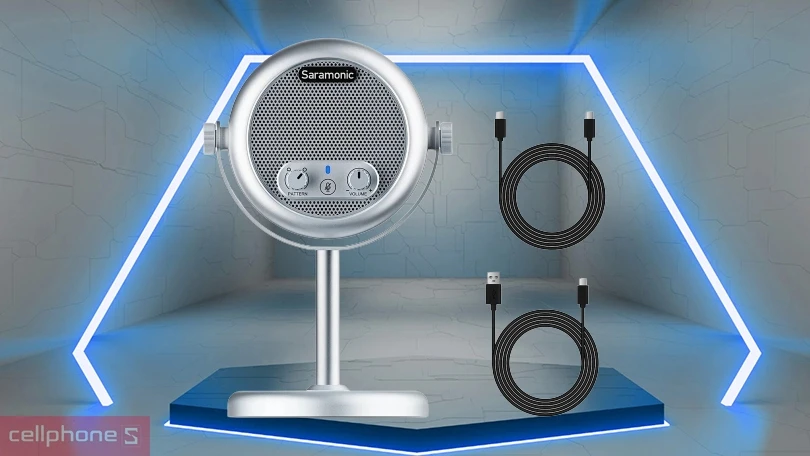 Microphone thu âm Saramonic có dây SR-Smartmic Xmic Z4 - Thiết kế 360 độ, chất lượng vượt trội