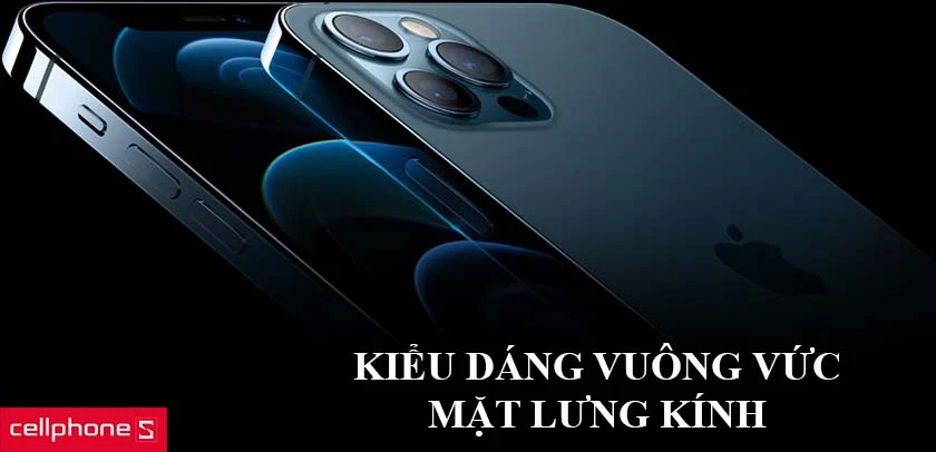 Kiểu dáng vuông vức, mặt lưng kính ceramic crystals lộng lẫy