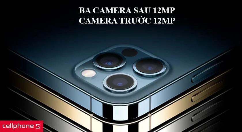 Ba camera sau hỗ trợ góc siêu rộng và tele