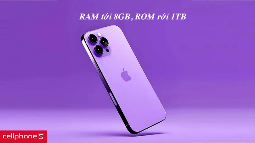 Dung lượng iPhone 14 Pro bao nhiêu GB?