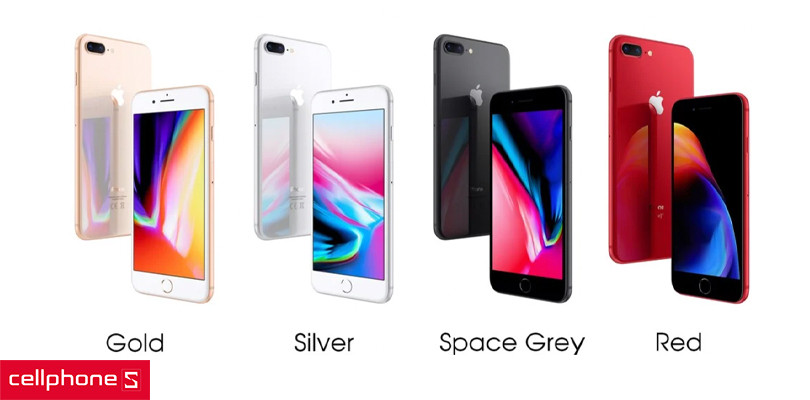 Điện thoại iPhone 8 và iPhone 8 Plus có mấy màu?