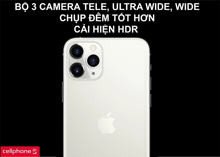 Bộ 3 camera hỗ trợ chụp ảnh và quay phim chuyên nghiệp với nhiều tính năng