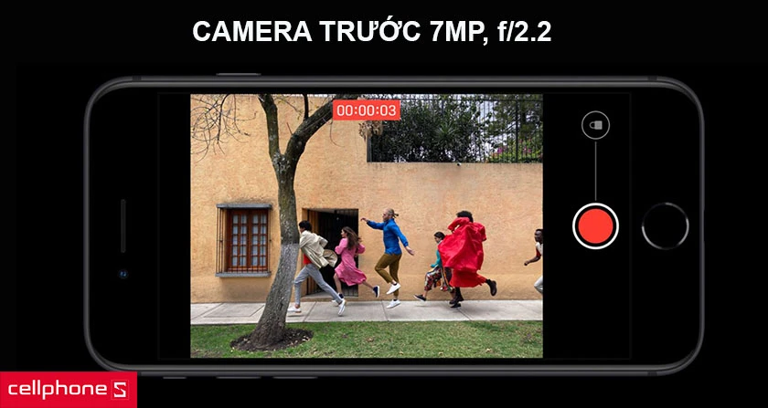 iPhone SE 2 cũng được trang bị camera trước với độ phân giải 7MP