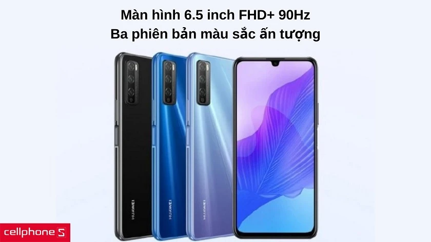 Màn hình 6.5 inch Full HD+ với tần số đến 90 Hz cho nhu cầu giải trí